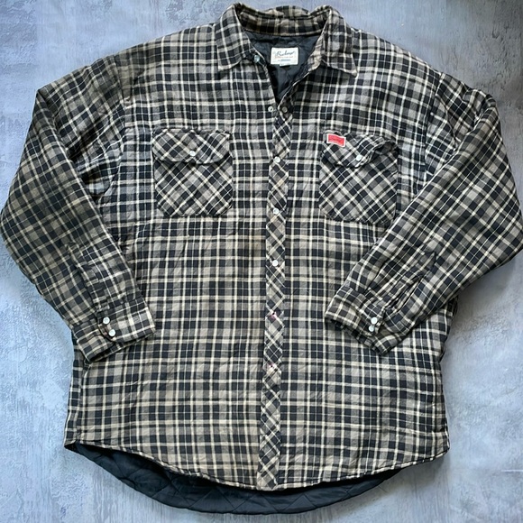 Vintage Buckeye Dickies Distressed Workerd Plaid Jacket With Pearl Snaps - Picture 1 of 8